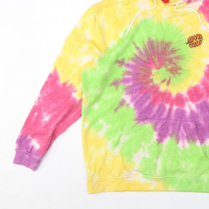 Santa Cruz Men’s Multicoloured S Tie Dye Pullover Graphic Hoodie