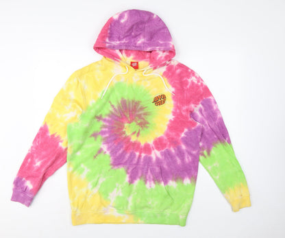 Santa Cruz Men’s Multicoloured S Tie Dye Pullover Graphic Hoodie