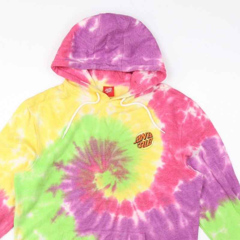 Santa Cruz Men’s Multicoloured S Tie Dye Pullover Graphic Hoodie