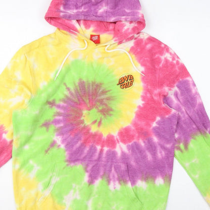 Santa Cruz Men’s Multicoloured S Tie Dye Pullover Graphic Hoodie