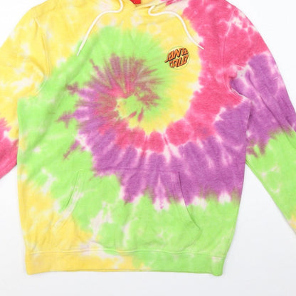 Santa Cruz Men’s Multicoloured S Tie Dye Pullover Graphic Hoodie