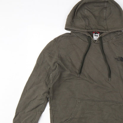 The North Face Men’s Brown M Pullover Hoodie Logo Fleece