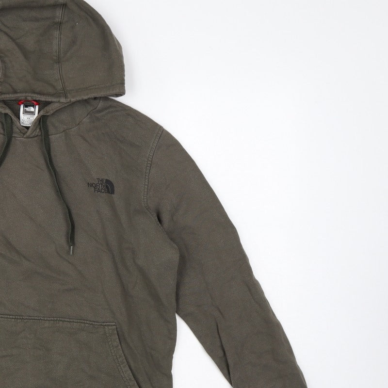 The North Face Men’s Brown M Pullover Hoodie Logo Fleece