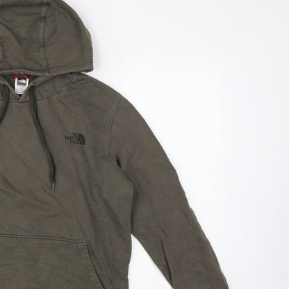 The North Face Men’s Brown M Pullover Hoodie Logo Fleece