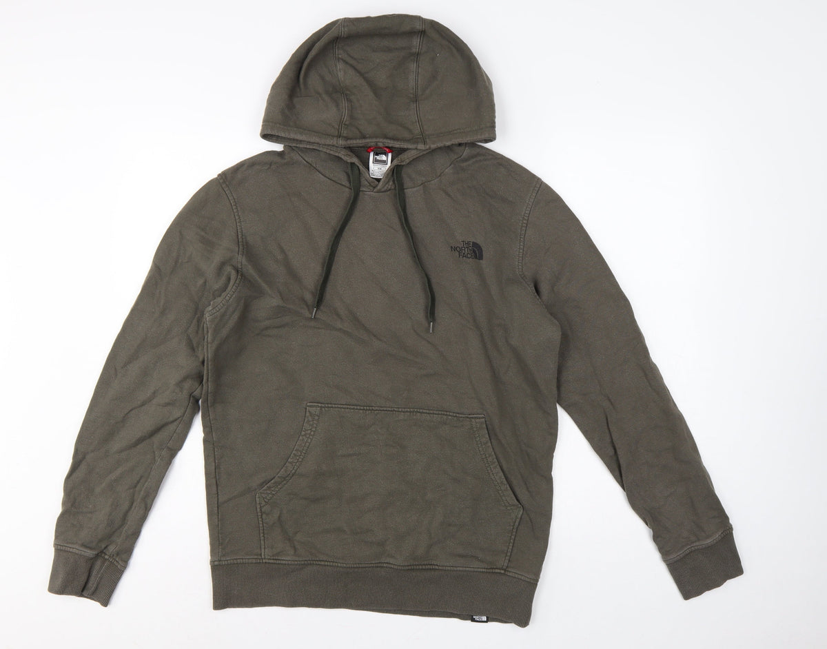 The North Face Men’s Brown M Pullover Hoodie Logo Fleece