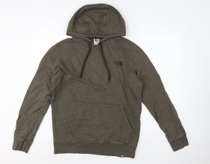 The North Face Men’s Brown M Pullover Hoodie Logo Fleece