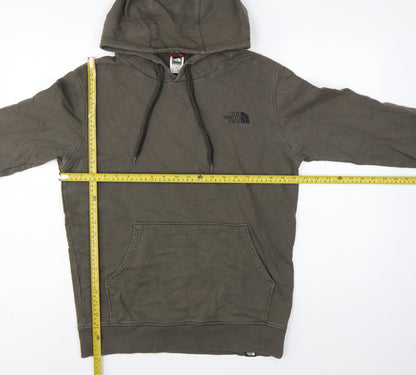 The North Face Men’s Brown M Pullover Hoodie Logo Fleece