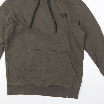 The North Face Men’s Brown M Pullover Hoodie Logo Fleece