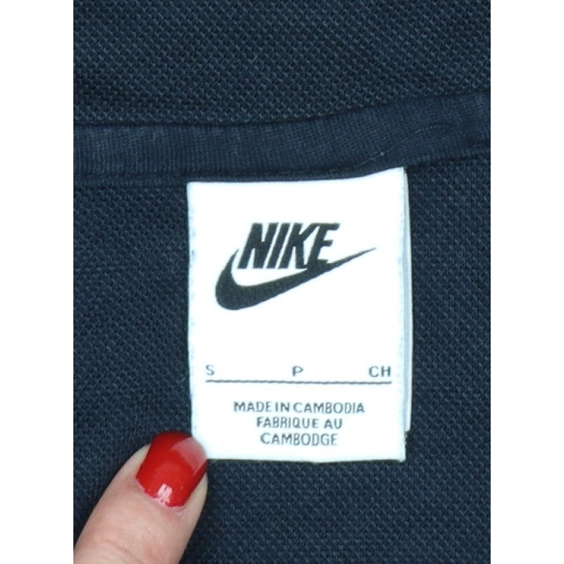 Nike Men’s Black S Full Zip Hooded Logo Sweatshirt Hoodie