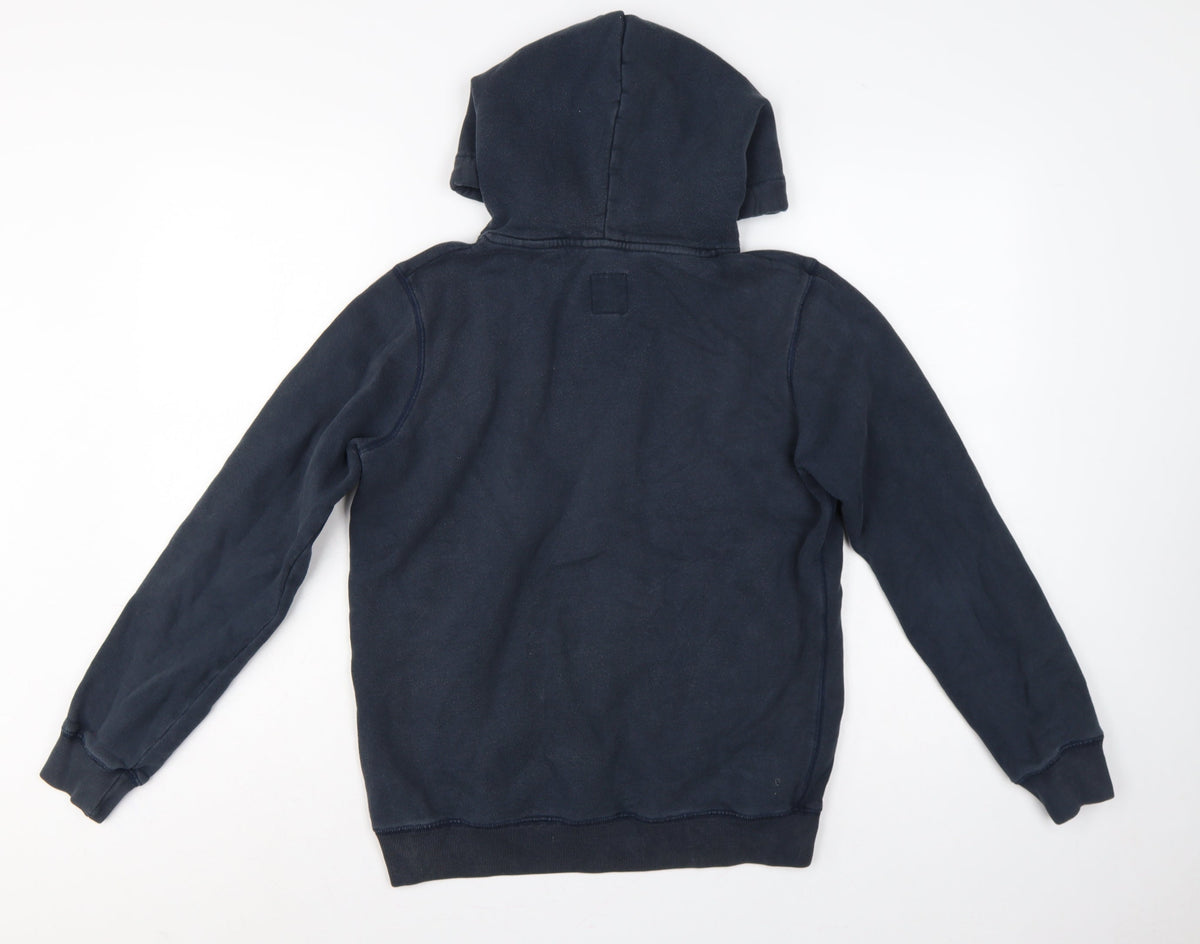 Jack Wills Women’s Navy Blue UK 10 Pullover Logo Hoodie