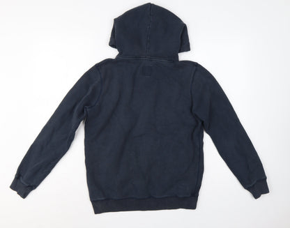 Jack Wills Women’s Navy Blue UK 10 Pullover Logo Hoodie