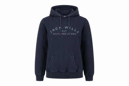Jack Wills Women’s Navy Blue UK 10 Pullover Logo Hoodie