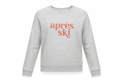 Fat Face Women’s Grey S Aprés Ski Graphic Pullover Sweatshirt