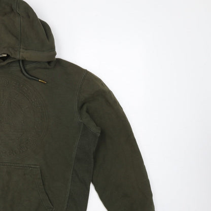 Superdry Men’s Green M Pullover Hoodie Army Logo Graphic Fleece