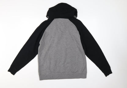 Maverick Logan Paul Men's Grey Black S Eagle Graphic Pullover Hoodie
