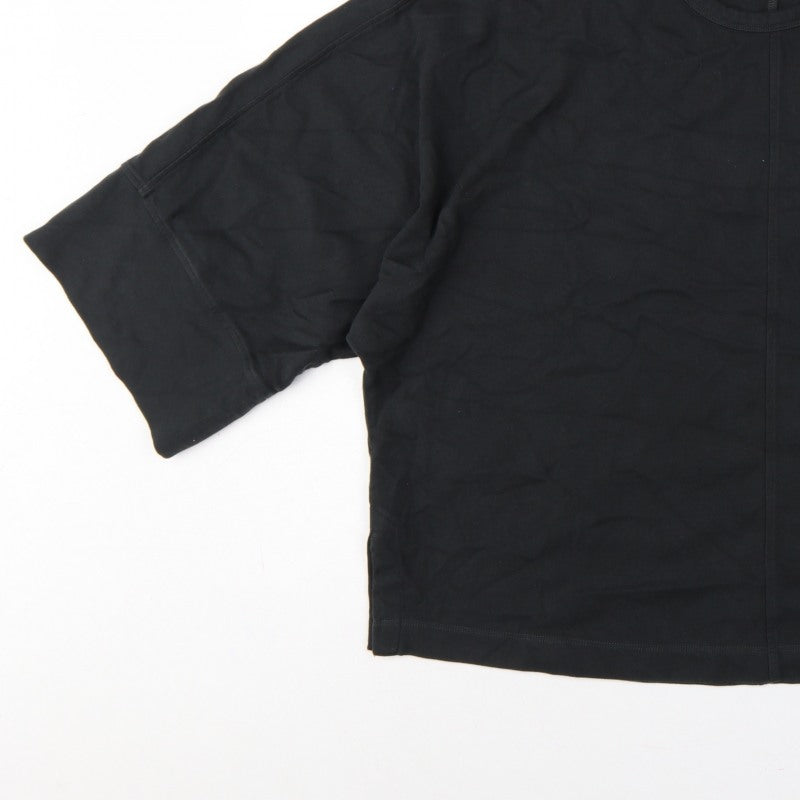 Beyond Nine Women’s Black M Oversized Dolman Sleeve Sweatshirt