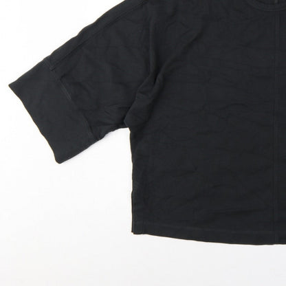 Beyond Nine Women’s Black M Oversized Dolman Sleeve Sweatshirt