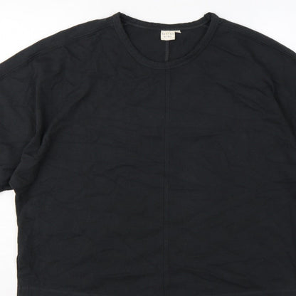 Beyond Nine Women’s Black M Oversized Dolman Sleeve Sweatshirt