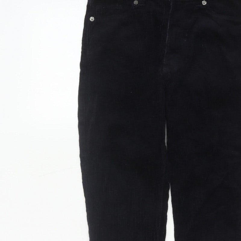 Monki Women’s Black UK 6 Corduroy Skinny Trousers