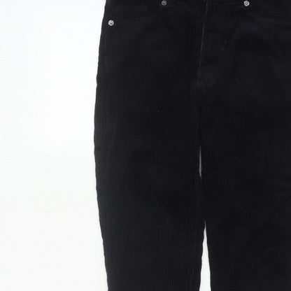 Monki Women’s Black UK 6 Corduroy Skinny Trousers