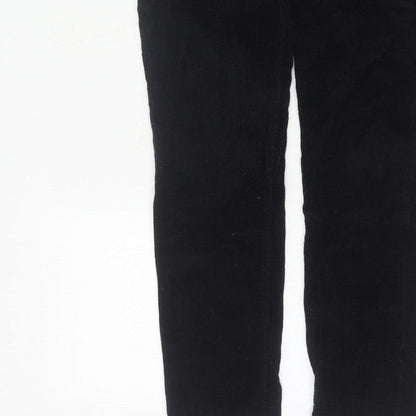 Monki Women’s Black UK 6 Corduroy Skinny Trousers
