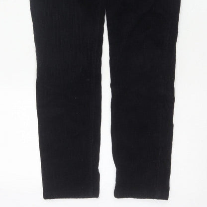 Monki Women’s Black UK 6 Corduroy Skinny Trousers