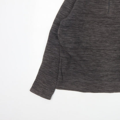 Mountain Warehouse Men’s Grey M 1/2 Zip Fleece Sweatshirt