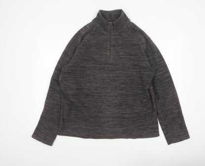 Mountain Warehouse Men’s Grey M 1/2 Zip Fleece Sweatshirt