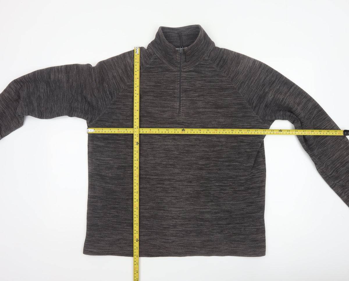 Mountain Warehouse Men’s Grey M 1/2 Zip Fleece Sweatshirt