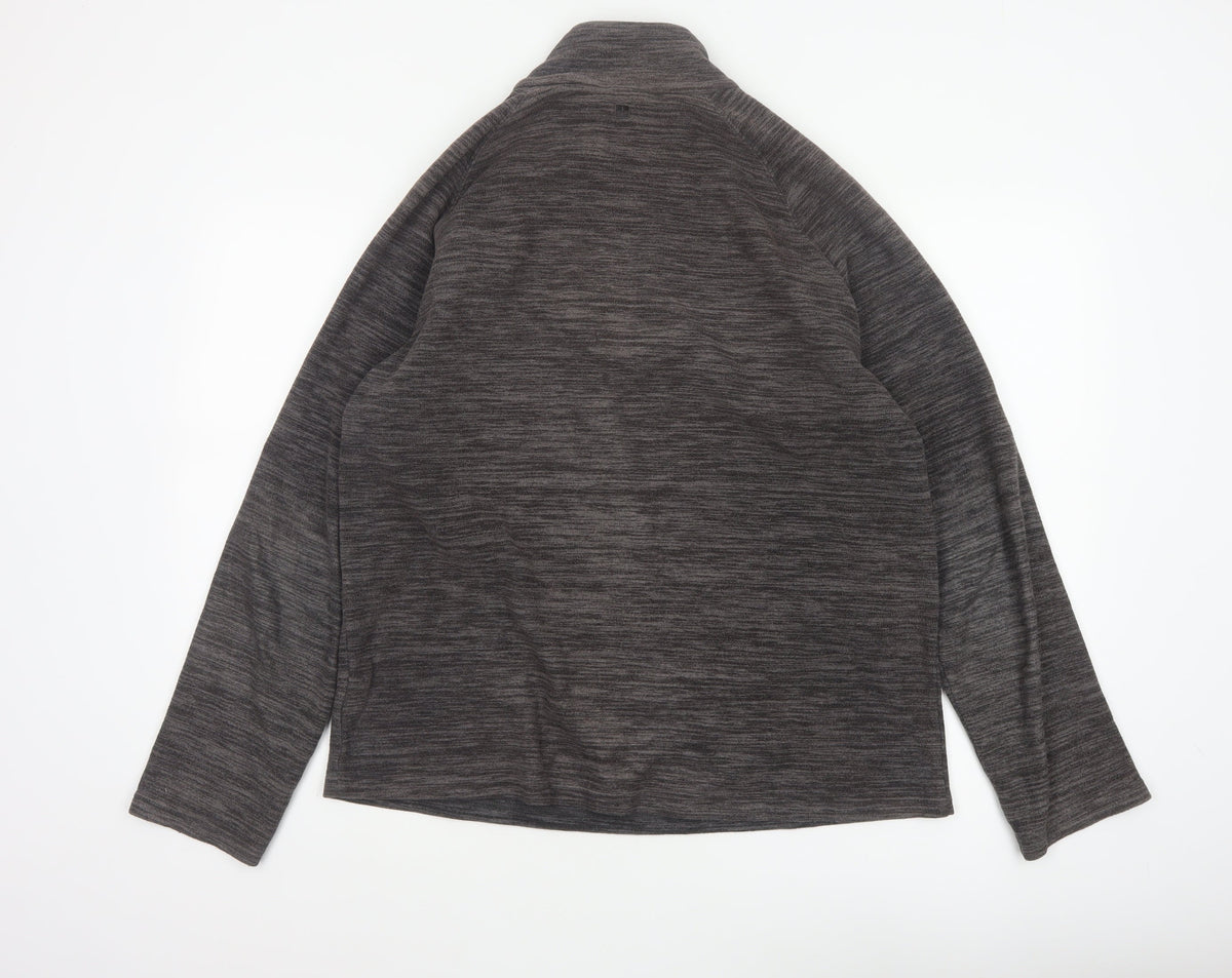 Mountain Warehouse Men’s Grey M 1/2 Zip Fleece Sweatshirt