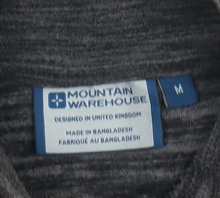 Mountain Warehouse Men’s Grey M 1/2 Zip Fleece Sweatshirt