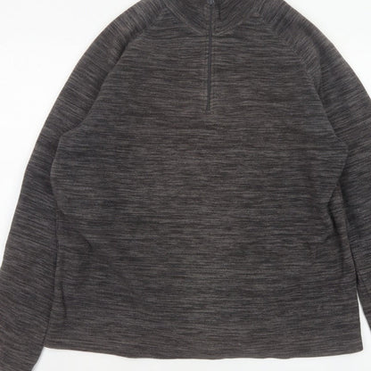 Mountain Warehouse Men’s Grey M 1/2 Zip Fleece Sweatshirt