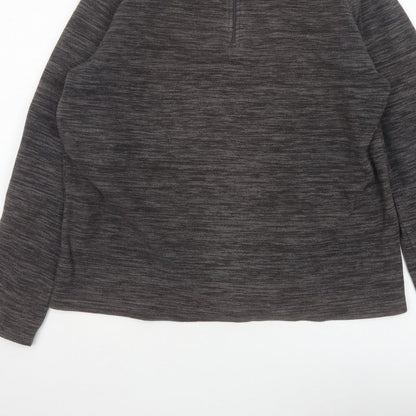Mountain Warehouse Men’s Grey M 1/2 Zip Fleece Sweatshirt