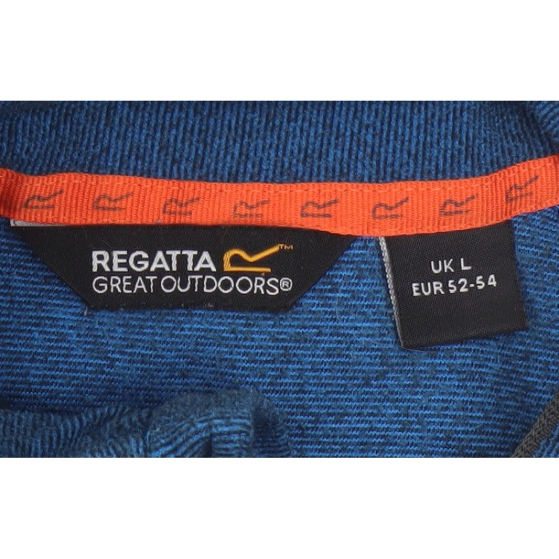 Regatta Men’s Blue L 1/2 Zip Pullover Fleece Sweatshirt