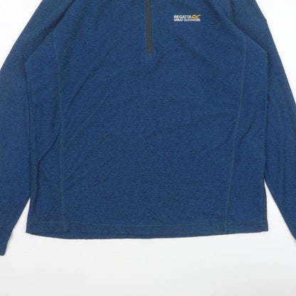 Regatta Men’s Blue L 1/2 Zip Pullover Fleece Sweatshirt