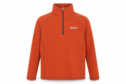 Regatta Men's Orange S Half Zip Fleece Sweatshirt Outdoor Hiking