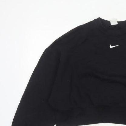 Nike Women’s Black XS Pullover Sweatshirt Logo Crew Neck