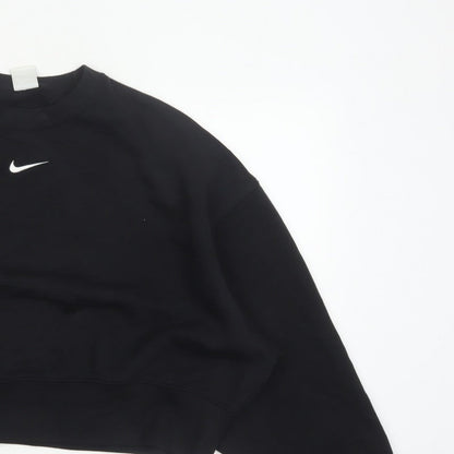 Nike Women’s Black XS Pullover Sweatshirt Logo Crew Neck