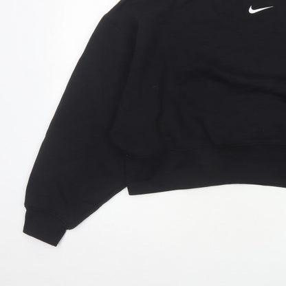 Nike Women’s Black XS Pullover Sweatshirt Logo Crew Neck