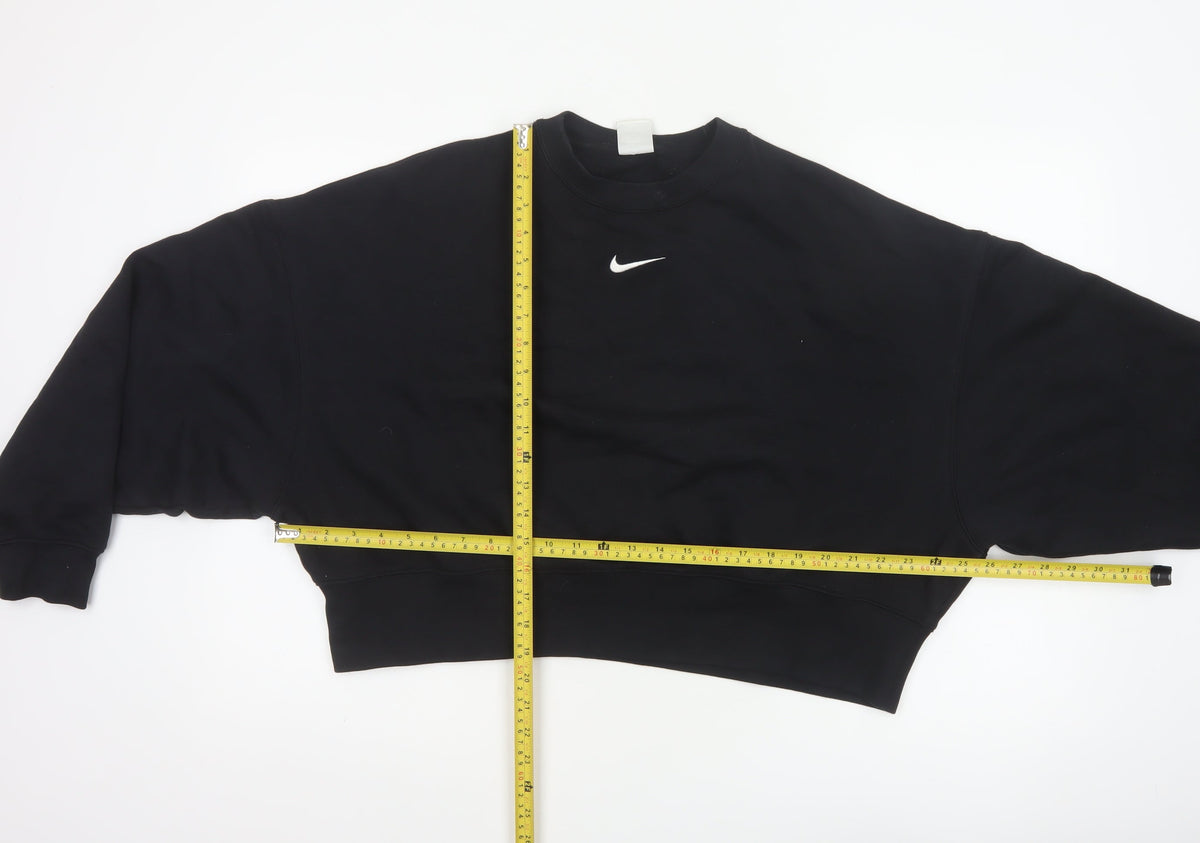 Nike Women’s Black XS Pullover Sweatshirt Logo Crew Neck