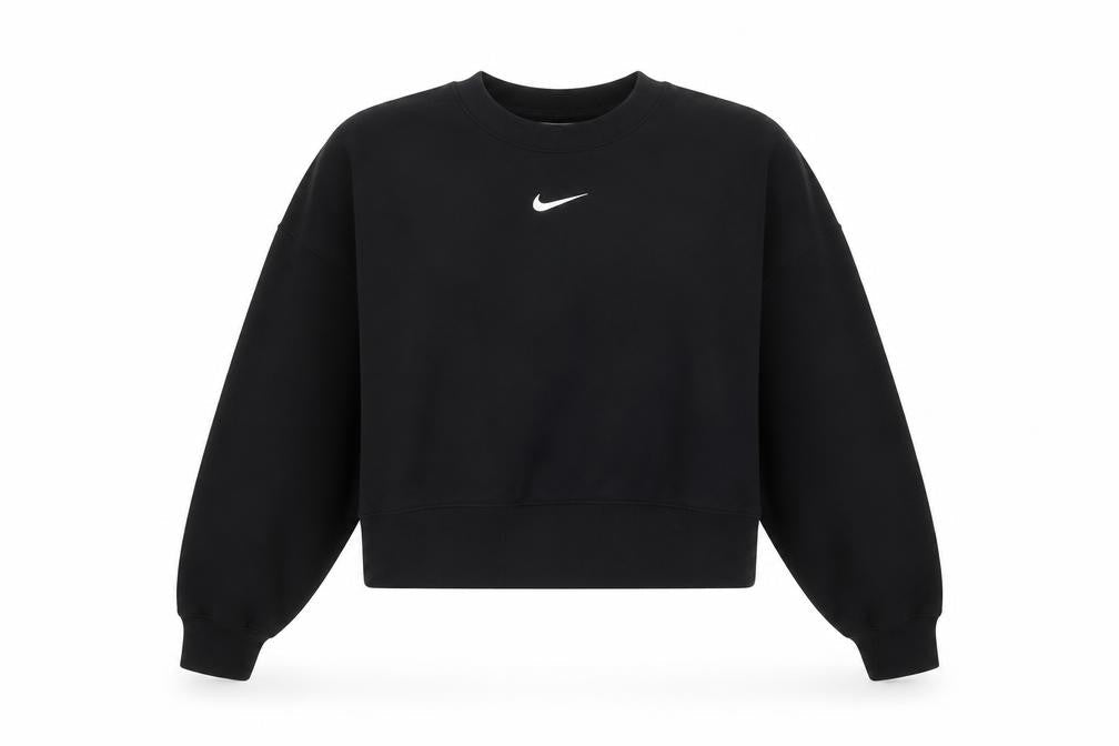 Nike Women’s Black XS Pullover Sweatshirt Logo Crew Neck