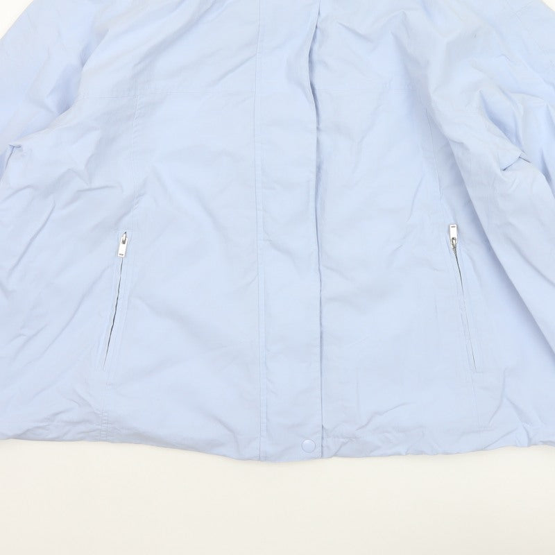 Marks and Spencer Women Blue L Lightweight Zip Jacket Collared