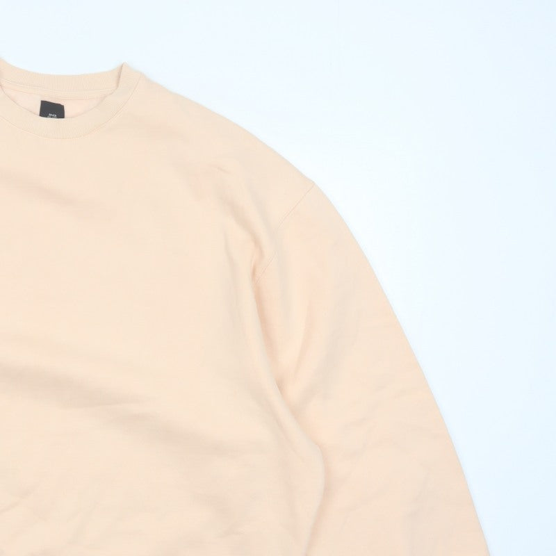 River Island Women’s Beige L Relaxed Crew Neck Pullover Sweatshirt