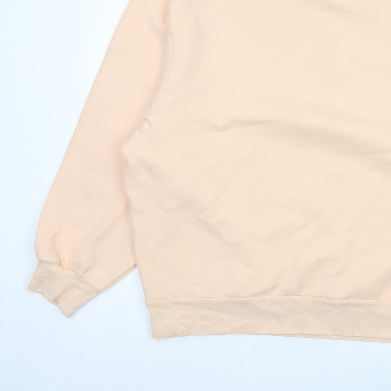 River Island Women’s Beige L Relaxed Crew Neck Pullover Sweatshirt