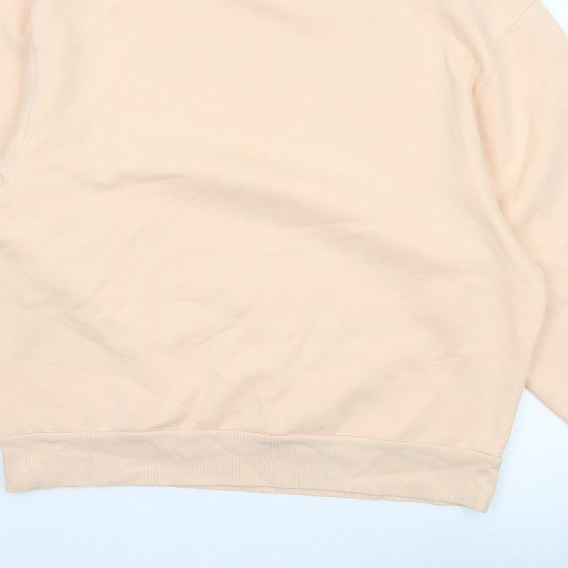 River Island Women’s Beige L Relaxed Crew Neck Pullover Sweatshirt