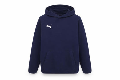 Puma Boys Blue 13-14 Years Pullover Hoodie Logo Pocket Sports