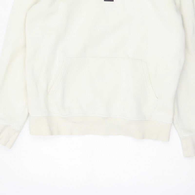 Tommy Hilfiger Men’s Ivory M Pullover Logo Hooded Sweatshirt