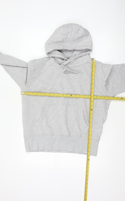 Animal Women’s Grey Speckled Hoodie UK 10 Pullover Kangaroo Pocket