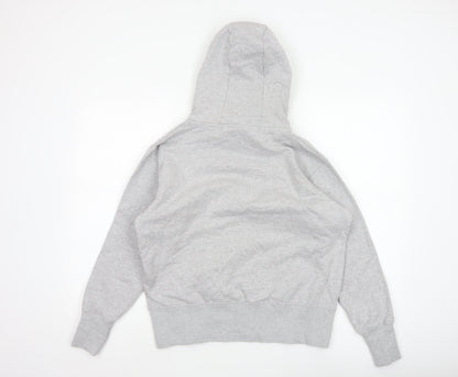 Animal Women’s Grey Speckled Hoodie UK 10 Pullover Kangaroo Pocket