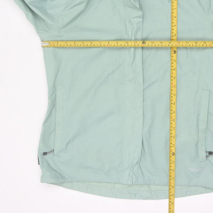Gelert Women Green UK 14 Hooded Waterproof Stormlite Rain Jacket